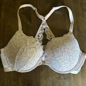 Dobreva‎ Bra 38D Pink Sexy Lingerie Lace Underwire Adjustable Front Clasp 💕